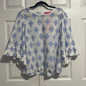 Lilly Pulitzer White Blouse